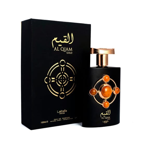 Lattafa pride al qiam gold eau de parfum bottle
