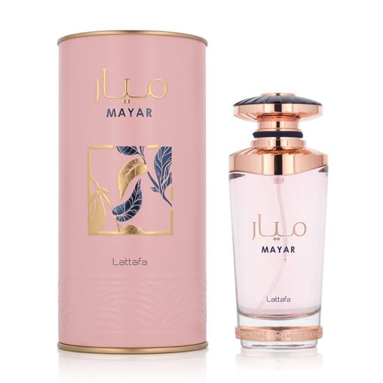 Lattafa Mayar Eau De Parfum 100 ml pudel lähedalt