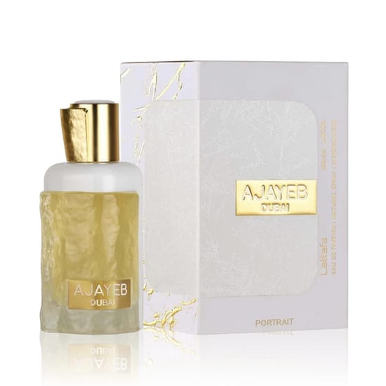 Lattafa ajayeb dubai portrait edp bottle