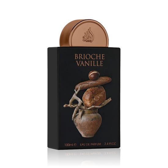 Флакон парфюма Lattafa Pride Brioche Vanille EDP Флакон Lattafa Pride Brioche Vanille EDP с заметной надписью