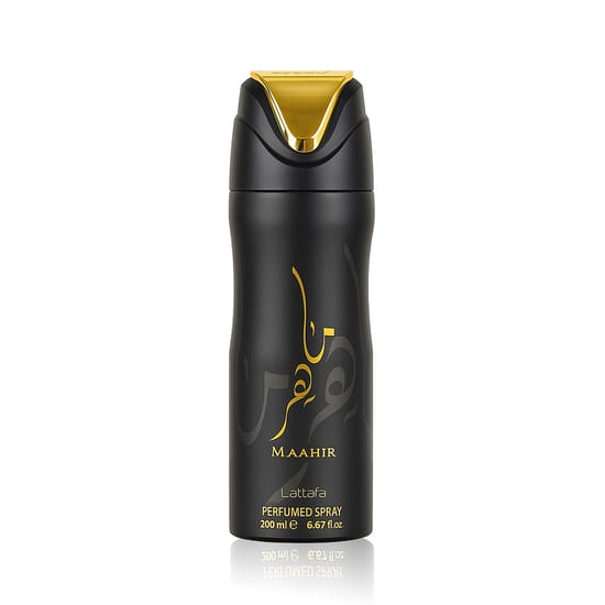 Lattafa Maahir deodorant vapo pihustatav pudel, unisex deodorant