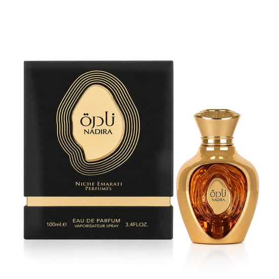 Lattafa Niche Emarati Nadira EDP pudel lähedalt