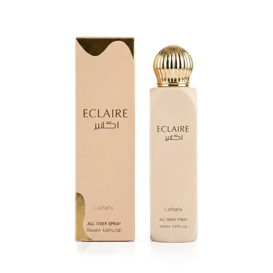 Lattafa Eclaire Hair & Body Mist Bottle Close-Up