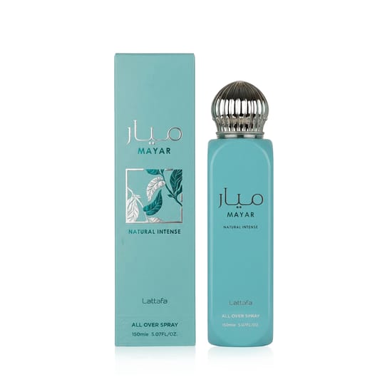 Lattafa Mayar Natural Intense Bodyspray Bottle Close-Up