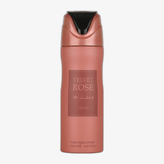 Elegantne pakend lattafa velvet rose deodorant vapo jaoks