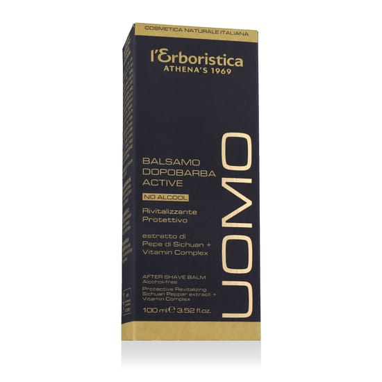Бальзам после бритья L'erboristica Uomo Active в упаковке