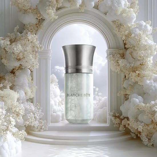 Original packaging of blanche bete perfume by liquides imaginaires Bottle of liquides imaginaires blanche bete perfume