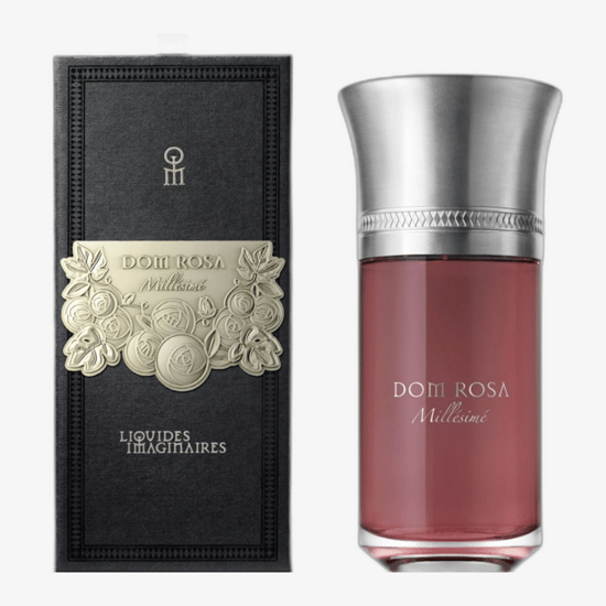 Elegant bottle of liquides imaginaires dom rosa millesime edp