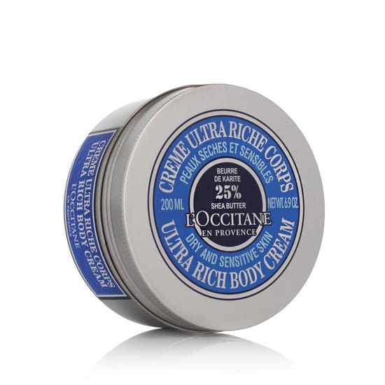 L'occitane Shea Butter Ultra Rich kehakreem 200 ml toote lähedalt