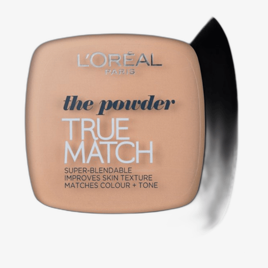 Легкая компактная пудра L'Oréal Paris True Match Super-Blendable D3-W3 Golden Beige крупным планом