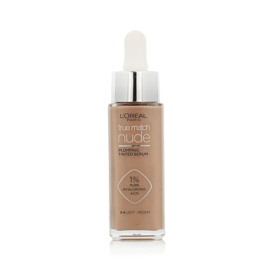 L'Oréal Paris True Match Nude Plumping Tinted Serum (3-4 Light Medium)
