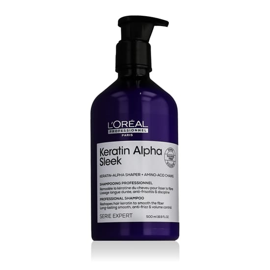 Флакон шампуня L'Oréal Professionnel Keratin Alpha Sleek