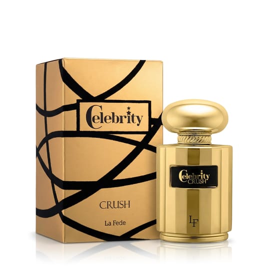 Sophisticated bottle of La Fede Celebrity Crush EDP