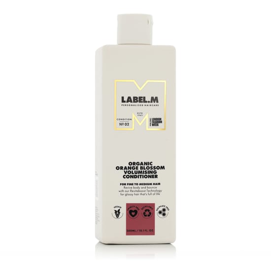 Bottle of Label.m Organic Orange Blossom Volumising Conditioner