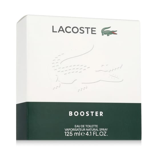 Флакон Lacoste Booster EDT с ярким и динамичным дизайном