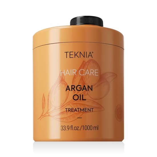 Bottle of Lakme Teknia Argan Oil Treatment 1000 ml