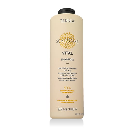 Bottle of Lakme Teknia Scalp Care Vital Shampoo 1000 ml