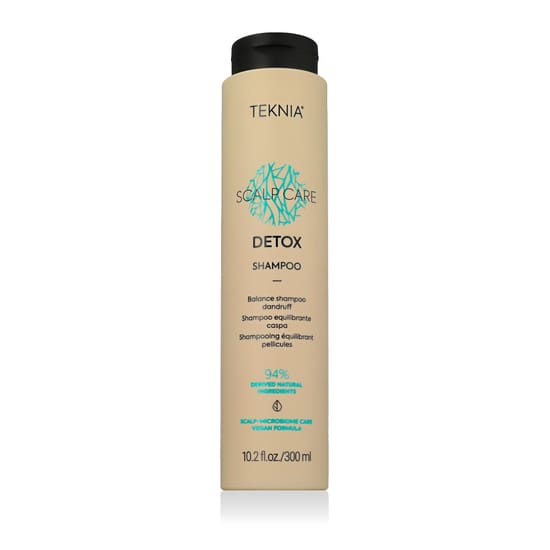 Lakme Teknia Scalp Care Detox Shampoo — флакон 300 мл, профессиональный шампунь для ухода за кожей головы
