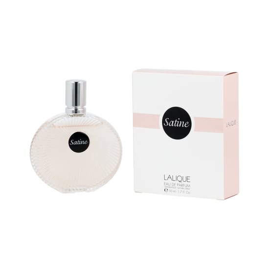 Lalique Satine EDP parfüümi pudel lähedalt