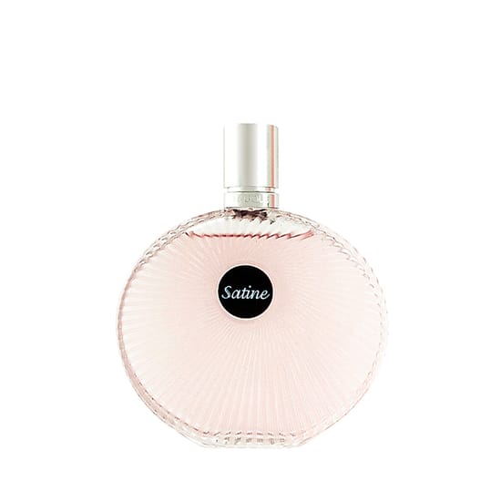 Lalique Satine EDP parfüümi pudel lähedalt