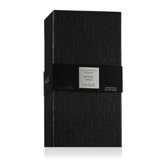 Lalique Les Compositions Parfumées Imperial Green EDP packaging Bottle of Lalique Les Compositions Parfumées Imperial Green EDP