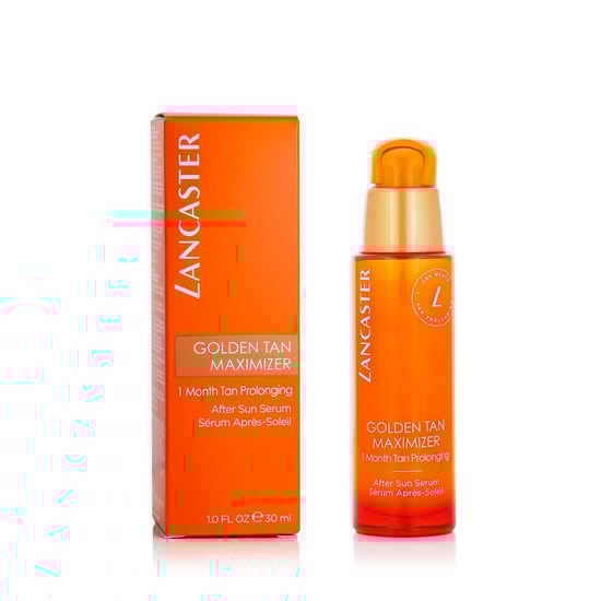Lancaster Golden Tan Maximizer After Sun Serum Bottle Close-Up
