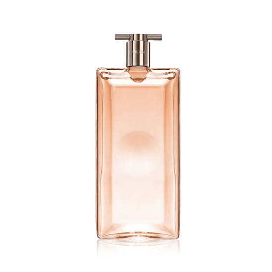 Close-up of Lancôme Idôle EDT perfume bottle