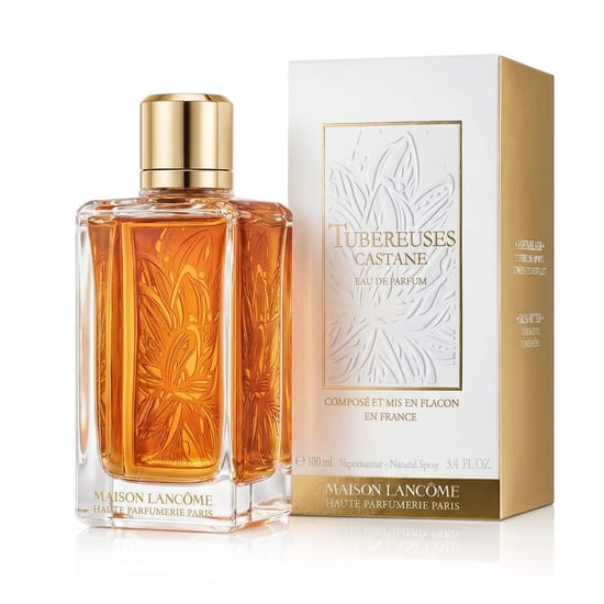 Бутылка аромата lancôme tubéreuses castane edp вблизи
