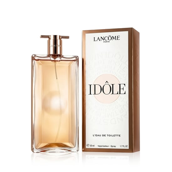 Бутылка аромата Lancôme Idôle EDT крупным планом
