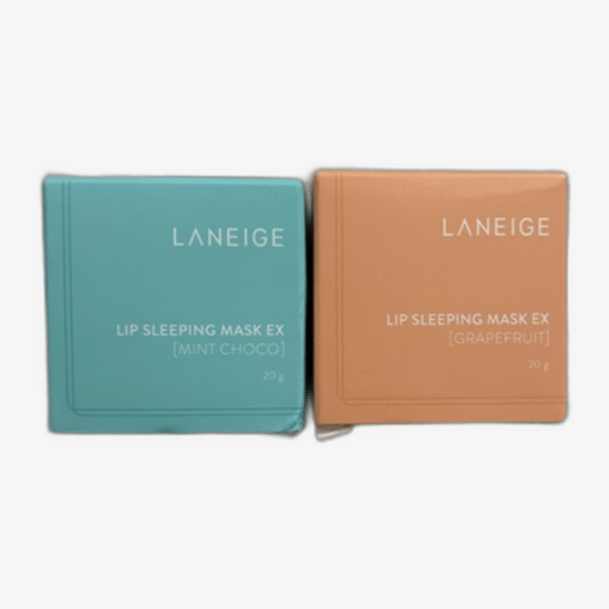 Laneige huule magamismask EX (greip) – niisutav huulepalsam ööks Laneige huule magamismask EX (greip) pakend ja niisutav huulepalsam