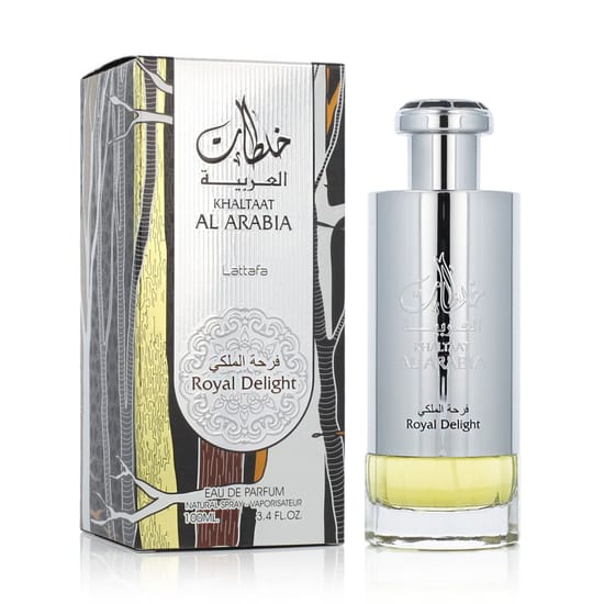 Элегантный флакон Lattafa Khaltaat Al Arabia Royal Delight EDP