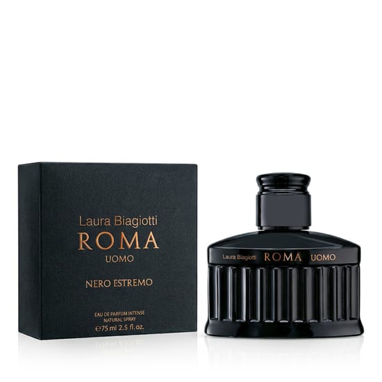 Бутылка Laura Biagiotti Roma Uomo Nero Estremo EDP Intense