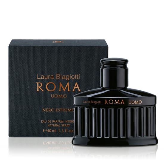 Бутылка Laura Biagiotti Roma Uomo Nero Estremo EDP Intense