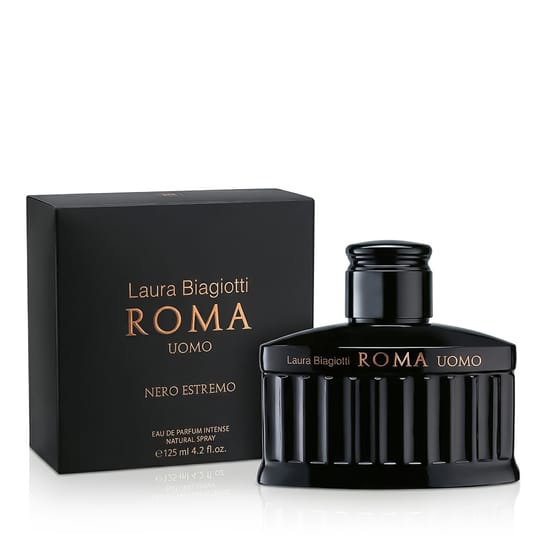 Бутылка Laura Biagiotti Roma Uomo Nero Estremo EDP Intense