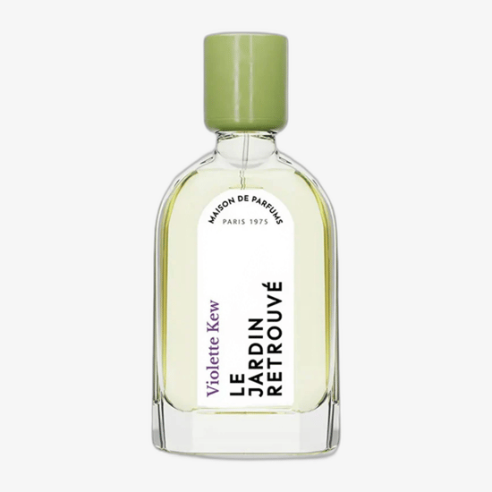 Original packaging of Le Jardin Retrouvé Violette Kew EDP Bottle of Le Jardin Retrouvé Violette Kew EDP up close