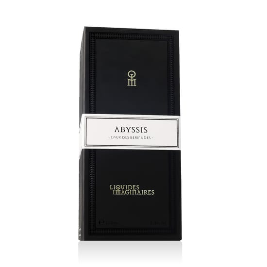 Close-up of Liquides Imaginaires Abyssis EDP bottle