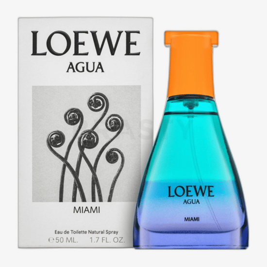 Флакон Loewe Agua de Loewe Miami EDT вблизи