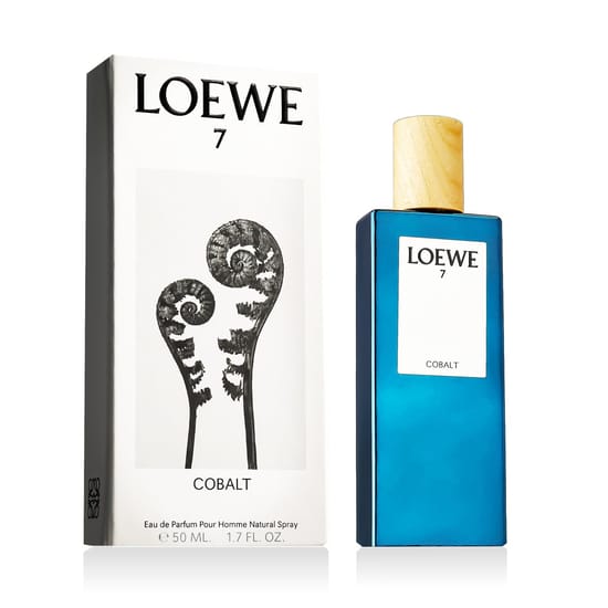 Originaalpakend Loewe 7 cobalt EDP Loewe 7 cobalt EDP 50 ml pudeli detailvaade