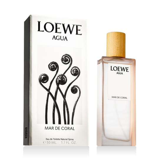 Loewe agua mar de coral eau de toilette pudel lähedalt