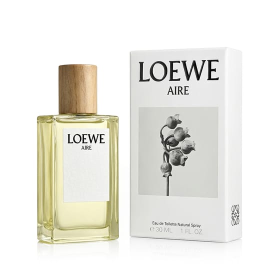Original packaging of Loewe Aire EDT Bottle of Loewe Aire EDT on a white background
