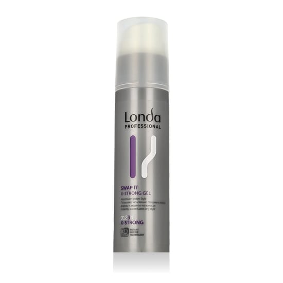 Londa Professional Swap It X-Strong geeli pakend ja pudel