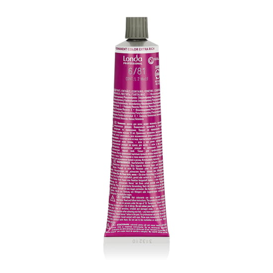 Londa Professional permanent color crème extra rich (6/81) packaging