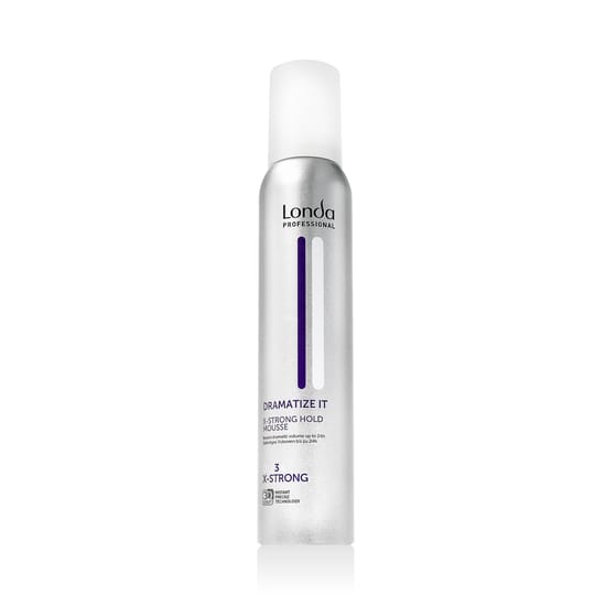 Londa professional dramatize it x-strong hold mousse bottle