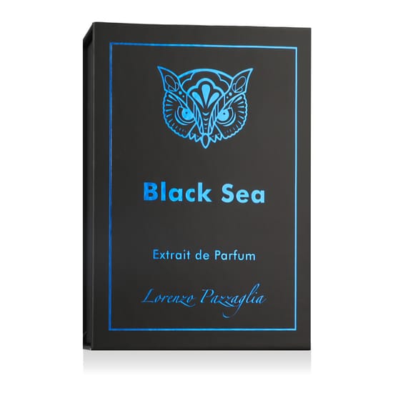 Lorenzo Pazzaglia Black Sea EP perfume in original packaging Minimalist bottle of Lorenzo Pazzaglia Black Sea EP exuding modern elegance