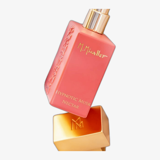 Original packaging of M.micallef Hypnotic Musk Nectar Parfum Elegant bottle of M.micallef Hypnotic Musk Nectar Parfum