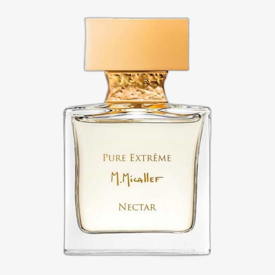Original packaging of m.micallef pure extrême nectar parfum Elegant bottle of m.micallef pure extrême nectar parfum