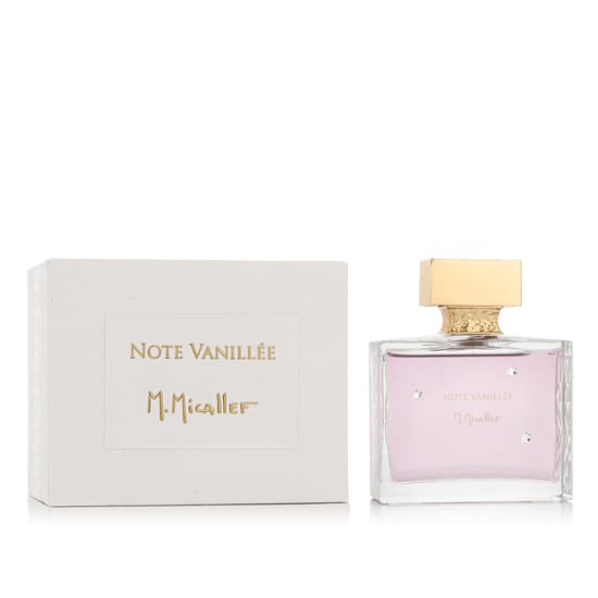 Elegant bottle of m.micallef note vanillée eau de parfum