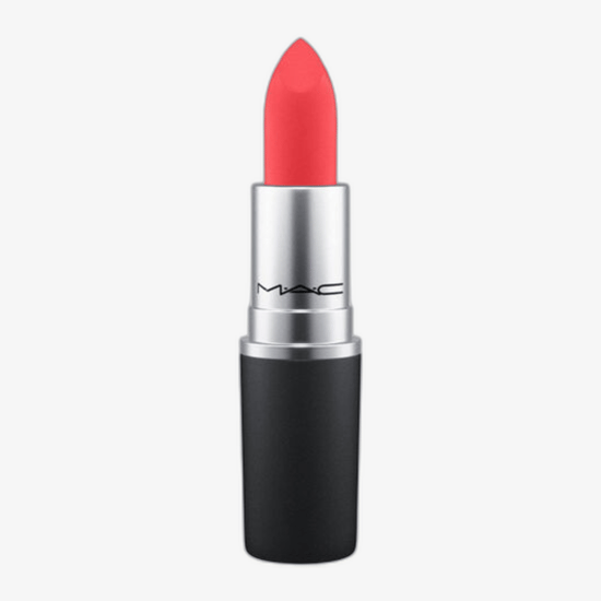 Close-up MAC Cosmetics Powder Kiss huulepulk toonis 308 Mandarin O