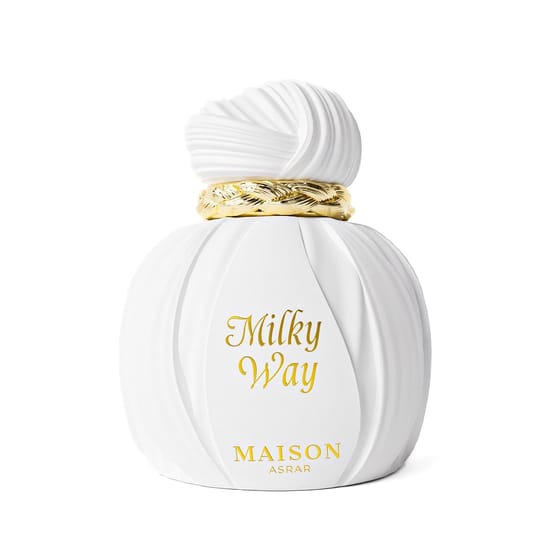 Originaalpakend MAISON ASRAR Milky Way EDP lõhnale Maison Asrar Milky Way EDP lõhnapudeli detailvaade