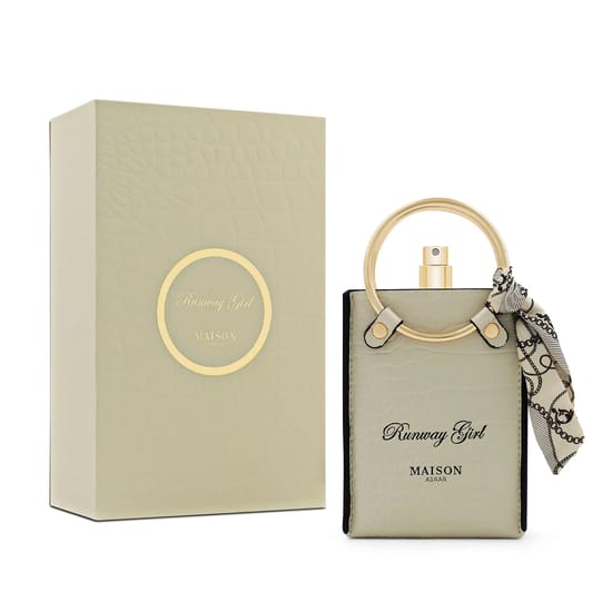 Бутылка парфюма maison asrar runway girl edp